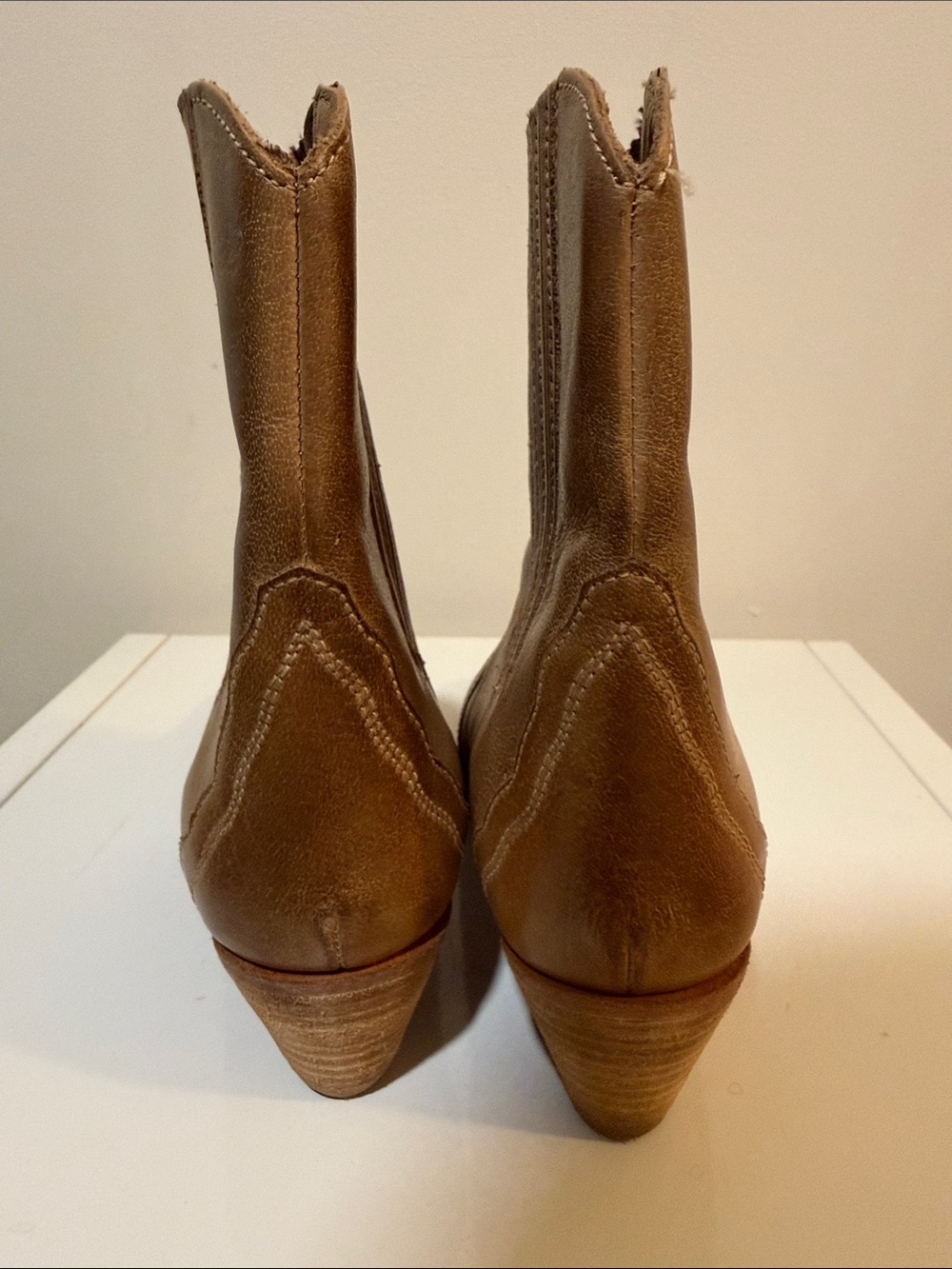 Free People Women's Frontier Western Chelsea Boho Ankle Boot size 6.5 - Picture 4 of 11